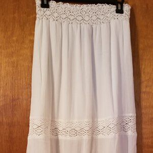 Ladies Rue 21 Skirt White Size Med
